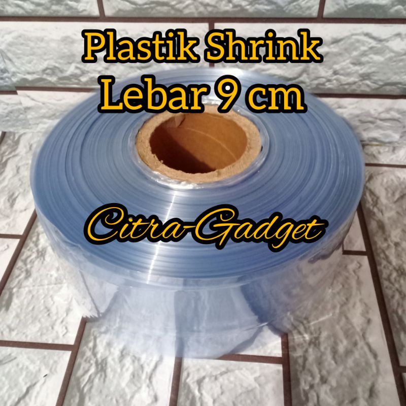 Plastik Shrink lebar 9cm roll besar