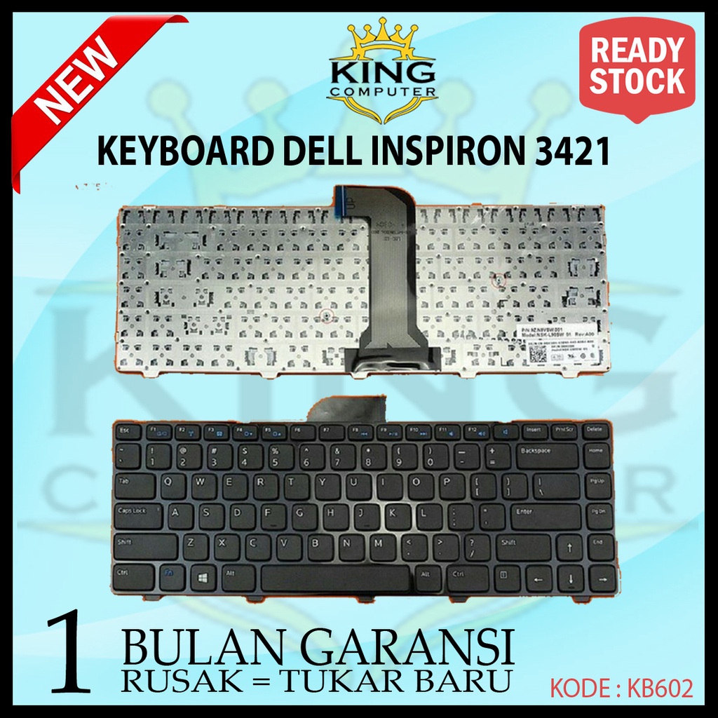 Keyboard Laptop DELL Inspiron 14 3421 14R 5421 Vostro 2421 series