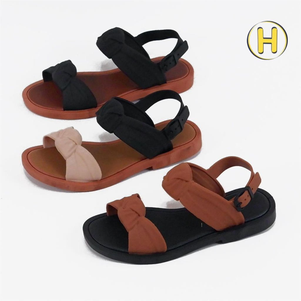 Sandal Bertali Wanita Sendal Gunung karet Nyaman Empuk Cantik Sandal Flat Cewek Kekiniaan