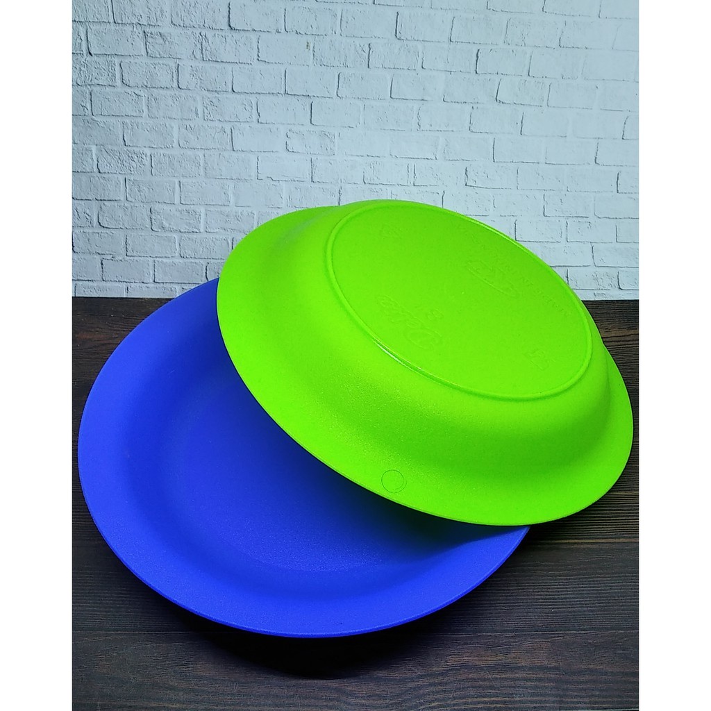 PIRING PLASTIK DELLIA SIZE 8 / 1 LUSIN PIRING MAKAN PLASTIK KECIL