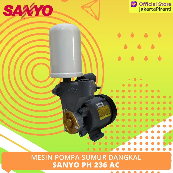 POMPA SUMUR DANGKAL SANYO PH 236 AC - POMPA DANGKAL 200 WATT
