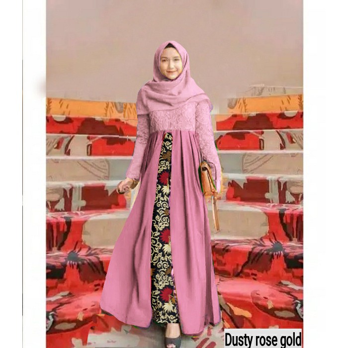 Maxi Hayunda/Sarwendah Brokat batik setelan kebaya baju wanita rok batik