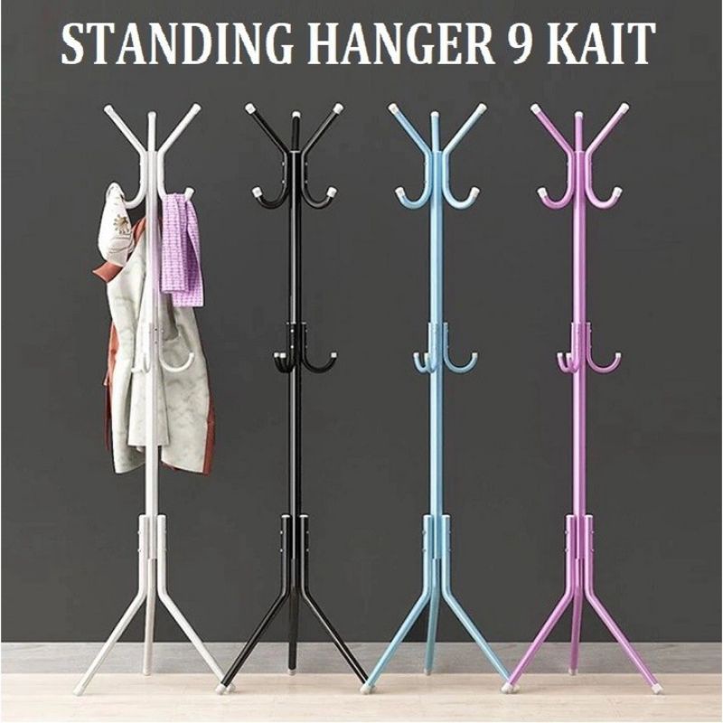 Standing Hanger Stand Hanger Stand Tas Gantungan Jaket Gantungan Baju Gantungan Tas