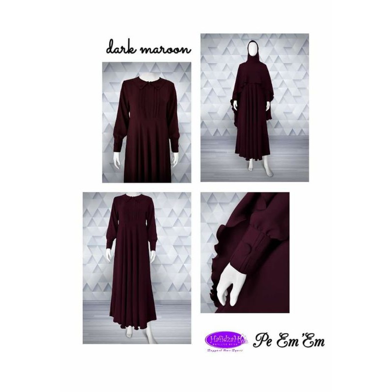 RH Rumah Hafidzah Dark Maroon S marzan