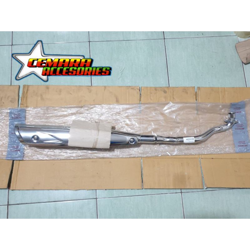 knalpot exhaust muffler karisma supra125 Ahm original