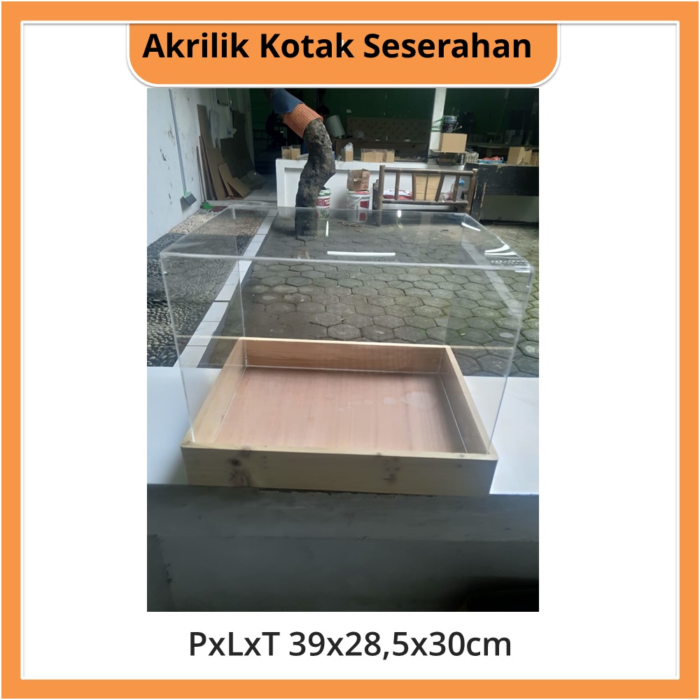 

Kotak Mahar Seserahan Akrilik PxLxT 39x28,5x30cm