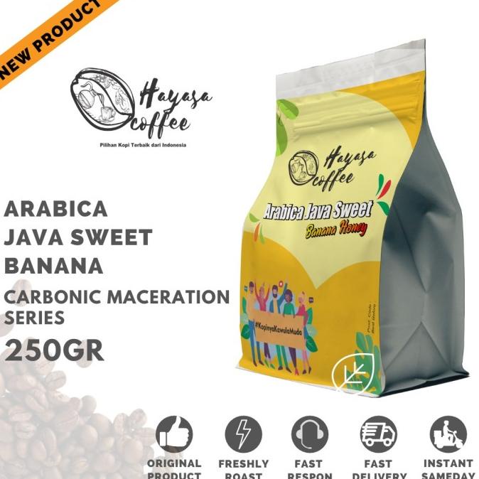 

[ COD ] Kopi Arabika Java Sweet Banana (Arabica CM-Series) 250gr PRODUK TERBATAS Kode 873