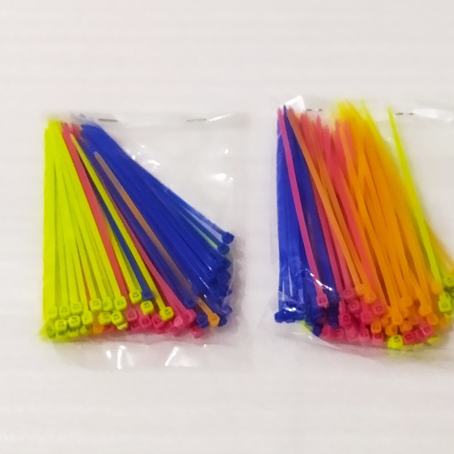 CABLE TIES WARNA 10CM / KABEL TIES / NYLON CABLE TIES
