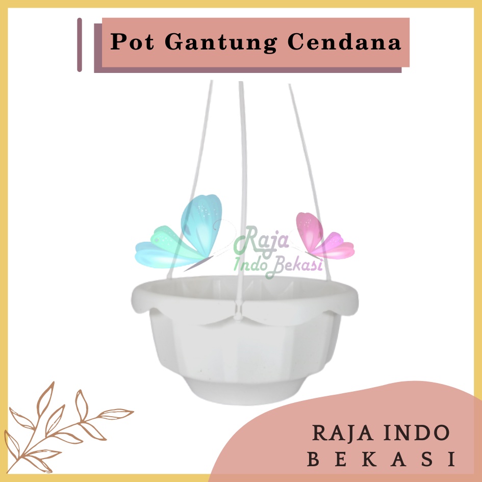 Pot Bunga Gantung Cendana 16 Cm By Garden Of Love Pot Gantung Dahlia Pot Gantung Plastik Putih Murah