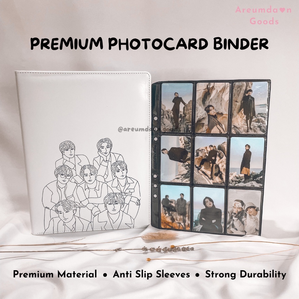 

BINDER PHOTOCARD A4 PREMIUM [ANTI ROBEK, GLOSSY DAN BANYAK SLOT EXTRA]