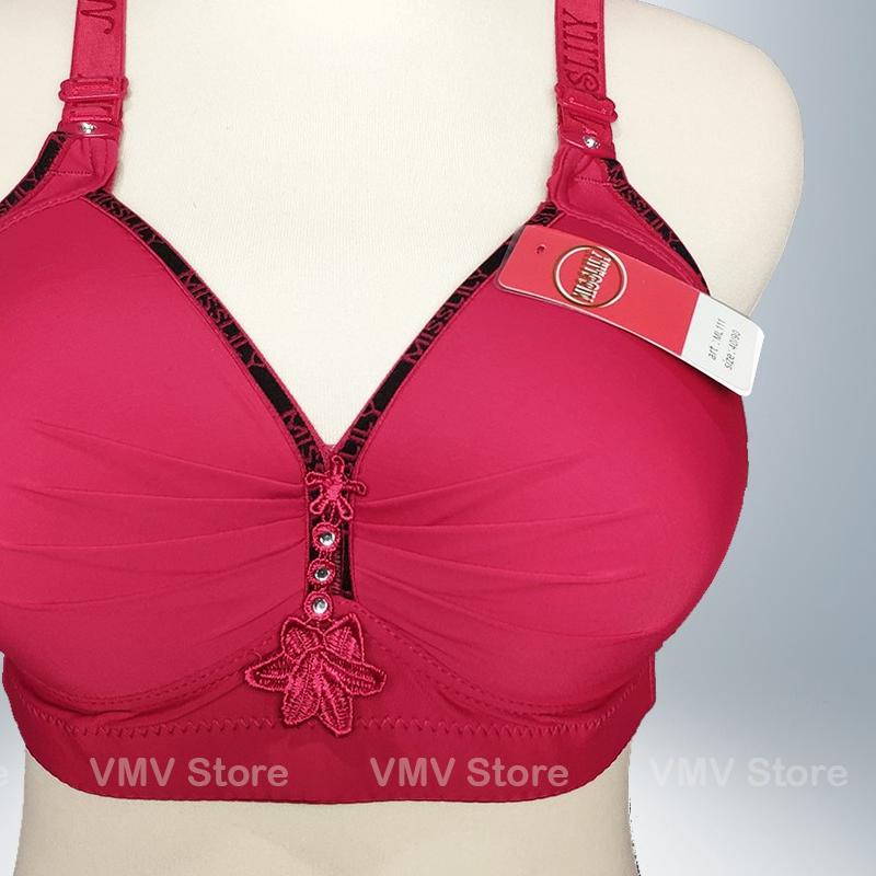 Bra Misslily L 111 Import Cup C Besar Jumbo Kait 3 Brukat Tanpa Kawat Bh Jupe Miss Lily Original
