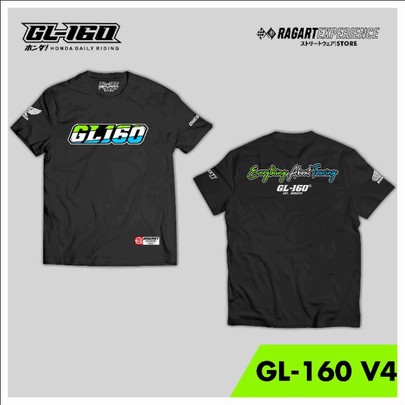 KAOS GL 160 V4 PENDEK HITAM / KAOS MEGAPRO / KAOS HEREX