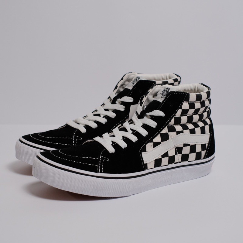 Vans SK8-HI Checkerboard Black White