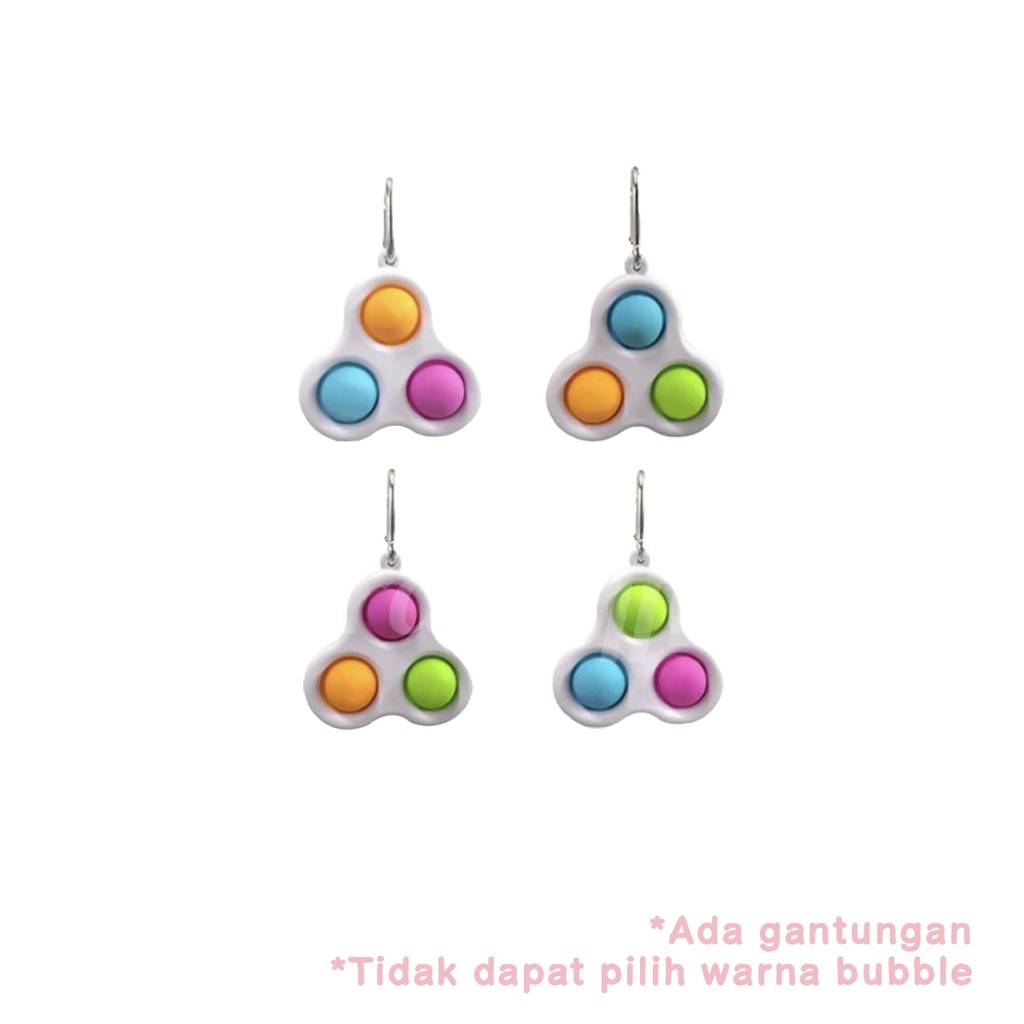 Shifra Mainan Pop It Unicorn Gantungan Kotak Fidget Sensory Toy