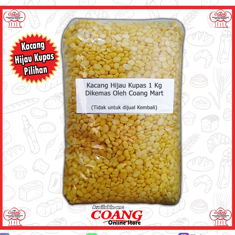 

KACANG HIJAU KUPAS 1 KG - TOKO BAHAN KUE MAKASSAR