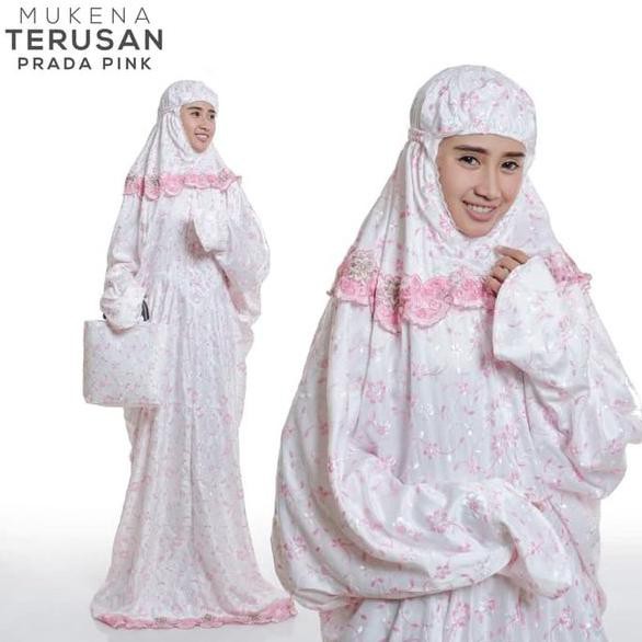 MUKENA Terusan Praada SUTRA PARIS