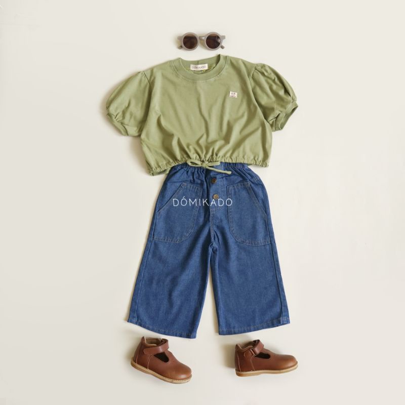 Little Arash| Chloe String Top | Atasan kaos anak perempuan