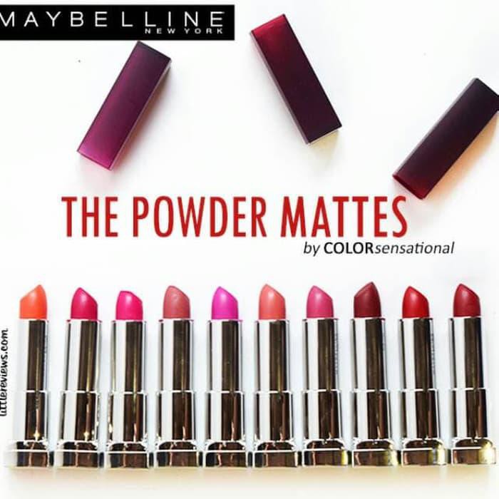 Awas Palsu Lipstick Maybelline Powder Matte Lipstik Maybeline 100 Original Shopee Indonesia