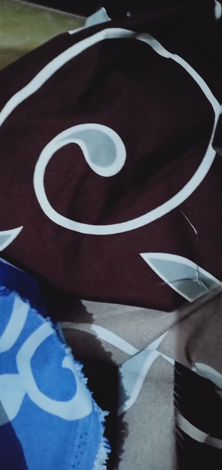 Kain Sprei Disperse Motif Tralis Kangkung Per 0,5m