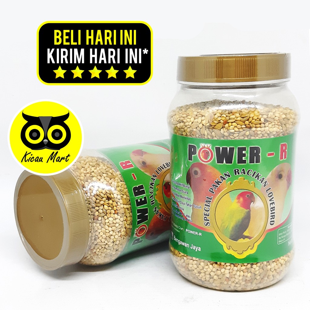 PAKAN MAKANAN LOMBA CAMPUR BURUNG LOVEBIRD BIJI BIJIAN MILET MILLET SPESIAL RACIKAN POWER-R PLLCPWR