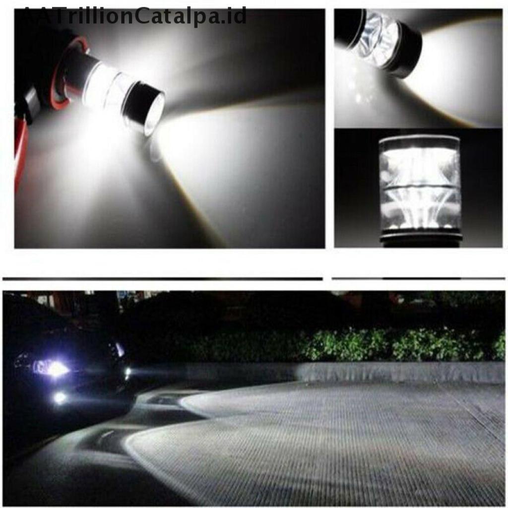 (AATrillionCatalpa) H4 Lampu Depan 20-led 100W 6000K Warna Putih Untuk Motor Power