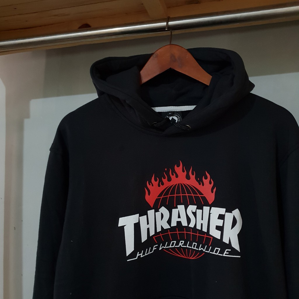 HOODIE THRASHER X HUF PREMIUM