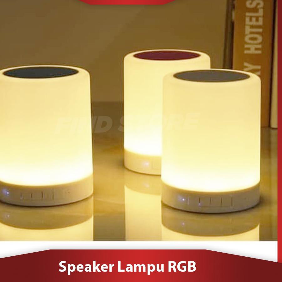 ♩ Speaker Bluetooth + Night Lamp Smart Touch RGB ➹