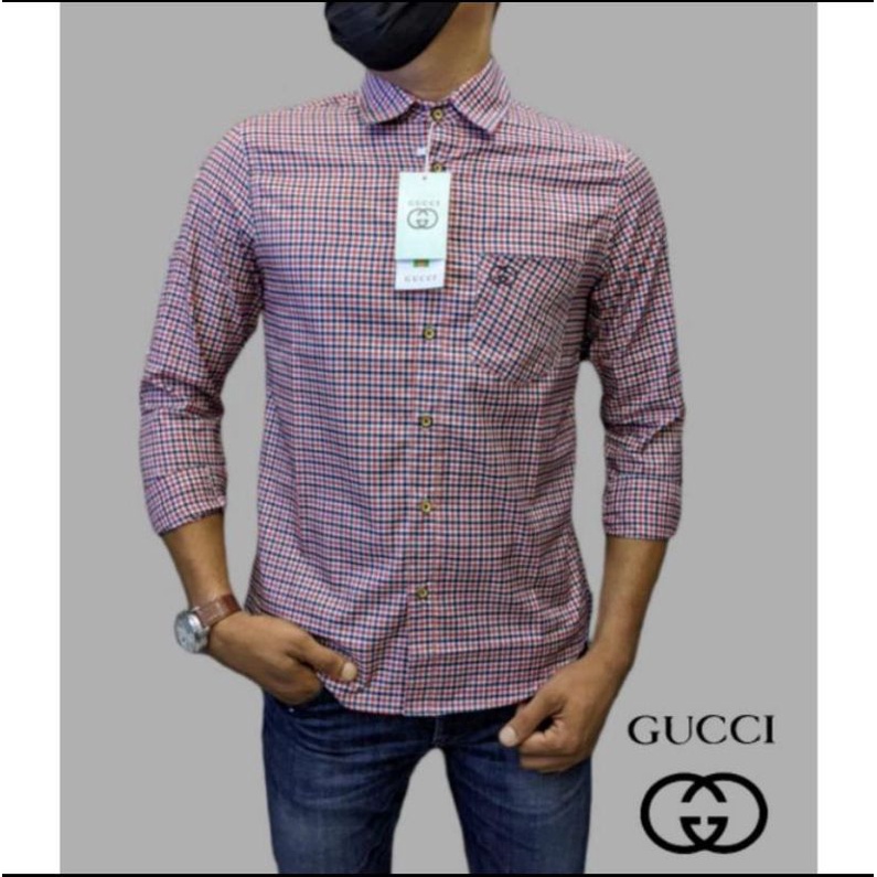Kemeja panjang Pria Original/Kemeja Panjang Impor/Kemeja panjang GUCCI Original