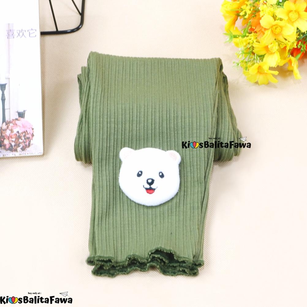 [Import] Legging Dahyun Uk 1-7 Tahun / Celana Panjang Premium Cotton Rib Anak Perempuan Bayi Balita 