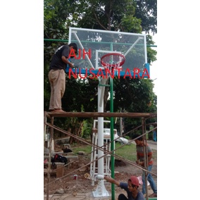 Aluminium Tiang Basket Tanam