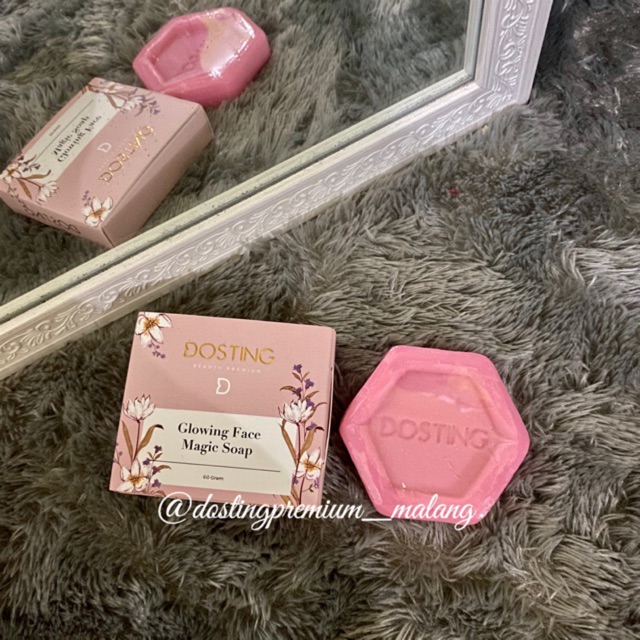 Glowing Face Magic Soap Dosting Beauty Premium Sabun Pink