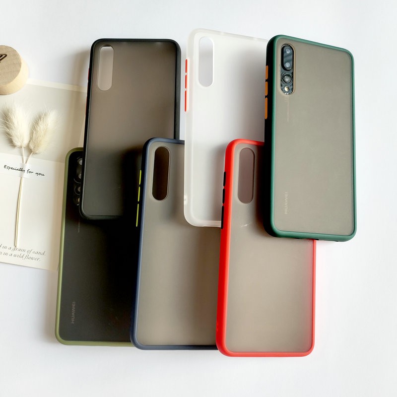 Casing Huawei Y7A Y6P 2020 Y9s Nova 5T 3i Y9 Prime Y7 Pro 2019 Y5 2018 P20 P30 Pro Lite Honor 8A 7S 20  Frosted Soft Case-8
