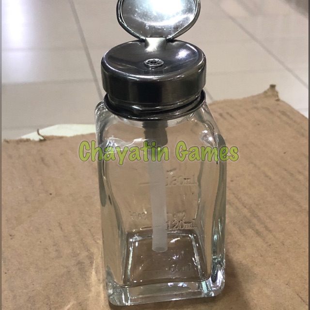 Botol Thinner / Tempat Thinner KACA Ukuran 180ml - BiG