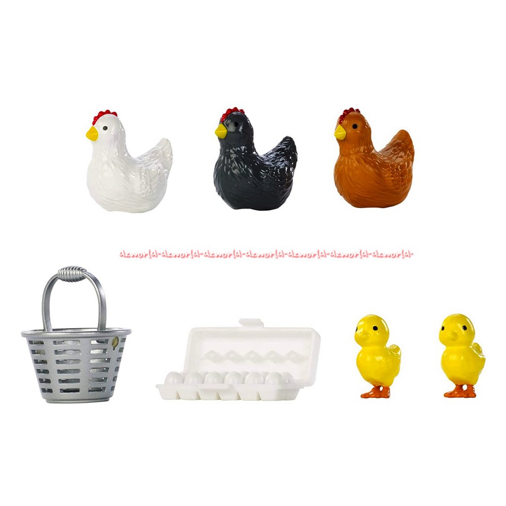 Barbier Chicken farmer mainan boneka Berbi berternak ayam