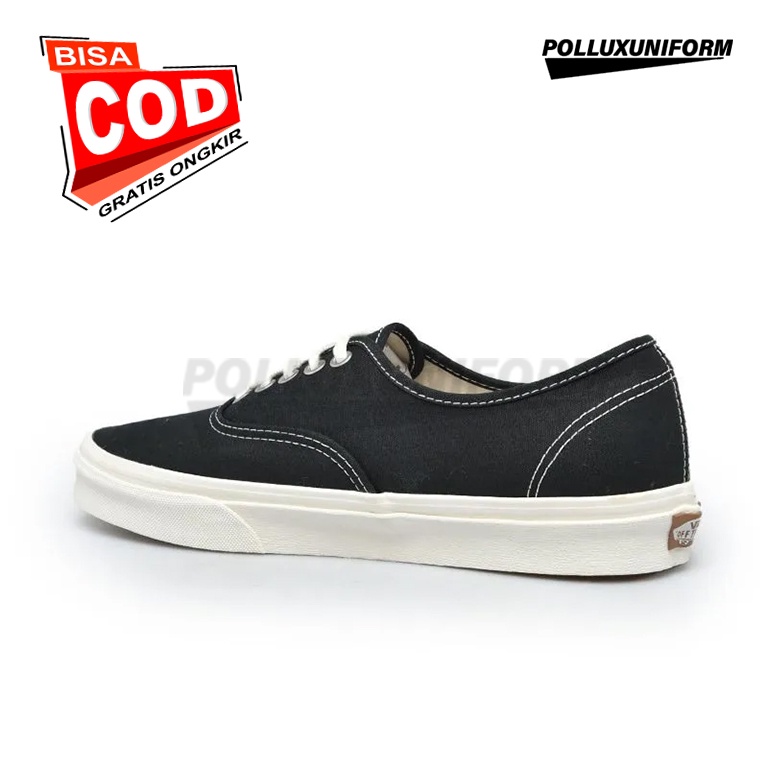 Vans authentic black white OG Big Sale sepatu pria dan wanita BONUS KAOS KAKI