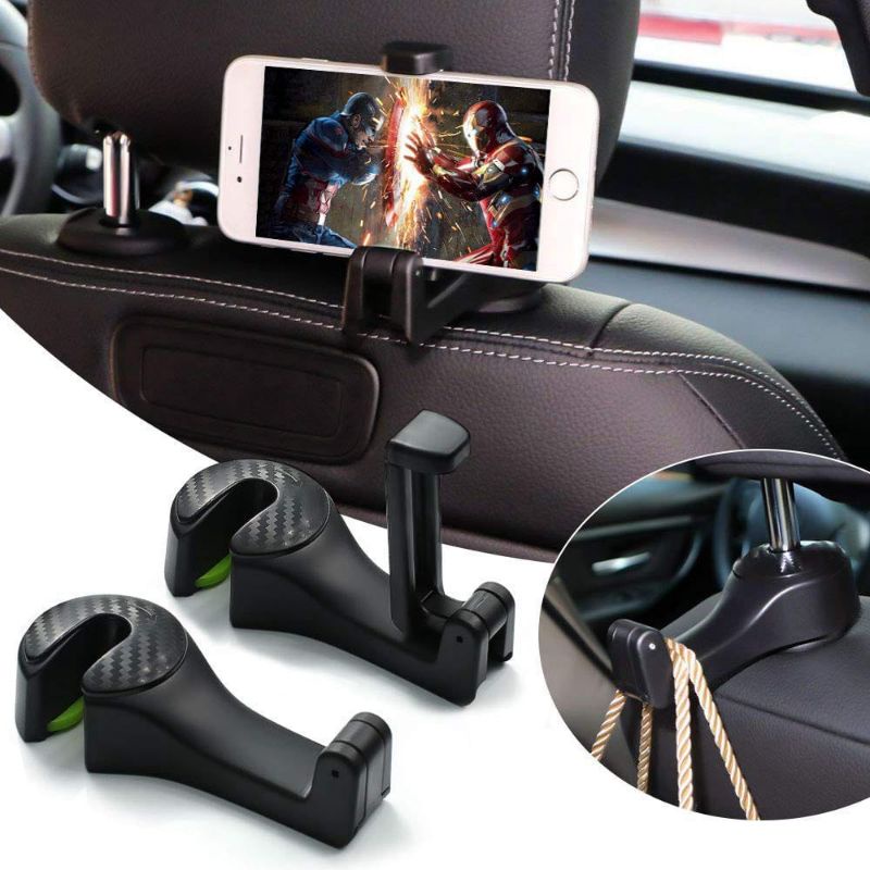 Car holder Hp Gantung Jok Mobil Dudukan Handphone Hangar Jepit JKT