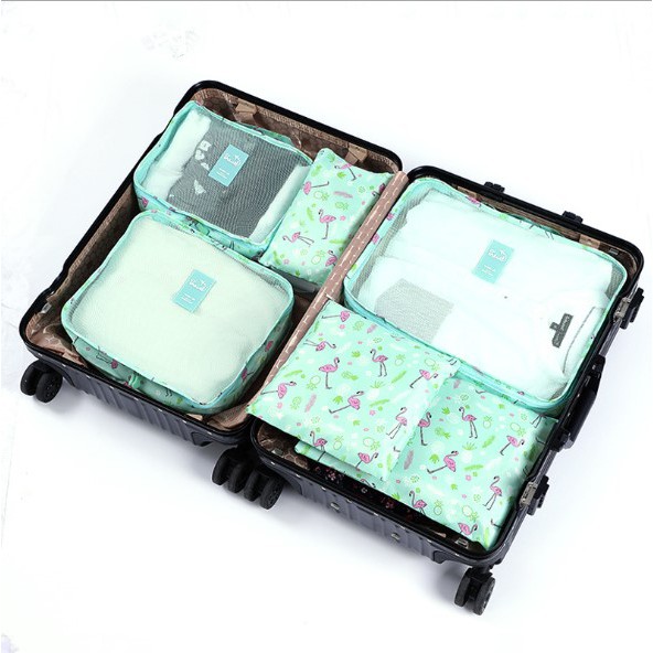 Tas 6 in 1 Travel Organizer Bag Pouch Bag in bag 6 Ukuran