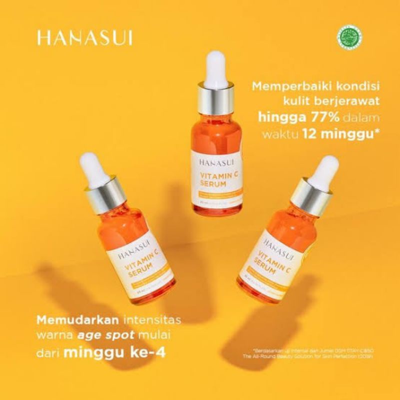 SERUM VITAMIN C HANASUI BPOM ORIGINAL BOX ORANGE BY JAYA MANDIRI - SERUM VIT C HANASUI