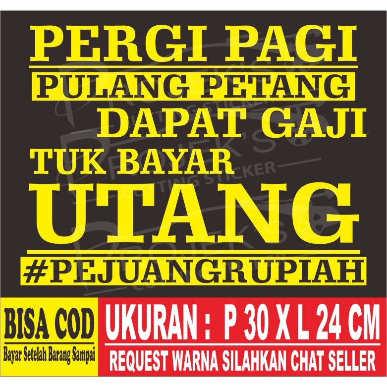 Cutting sticker mobil stiker tulisan keren stiker variasi stiker tulisan keren stiker kata kata