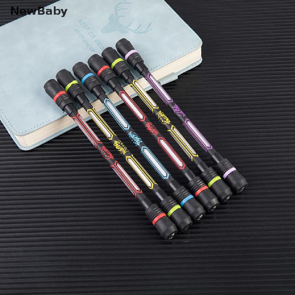 NewBaby Spinning Pen Creative Random Rotating Gaming Gel Pens for Student Gift Toy ID