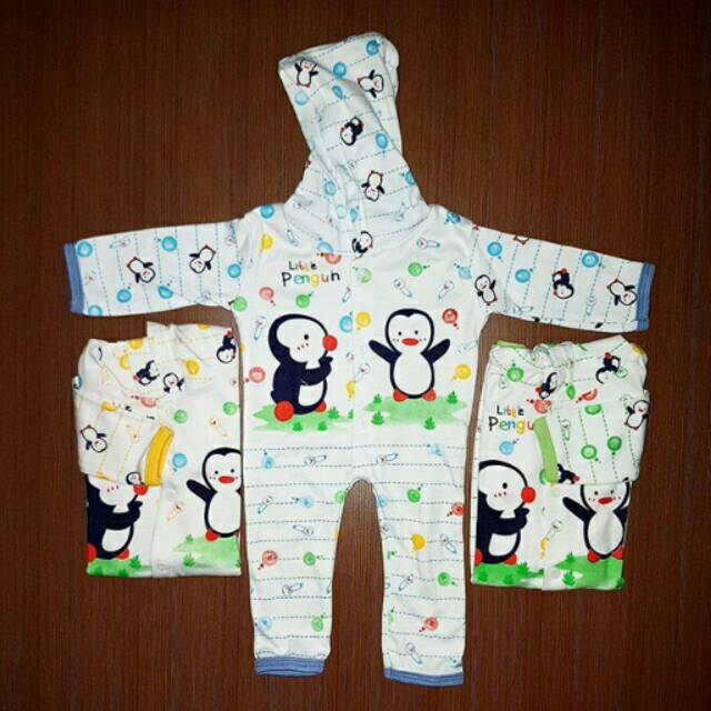 JUMPER TOPI KAKI BUKA PINGUIN SOFT