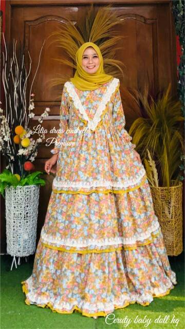 GAMIS LILIA DRESS CINDRELLA OHC/GAMIS ORI OHC