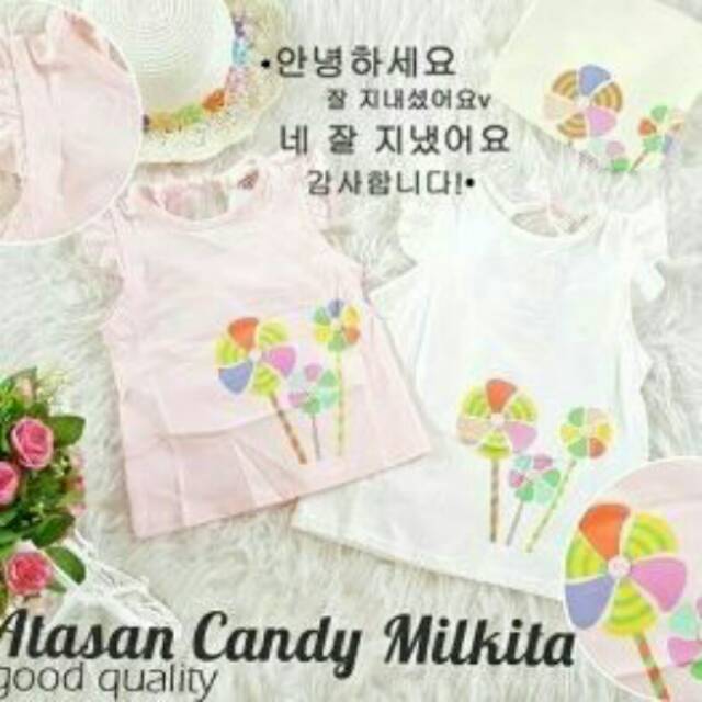 Baju Atasan bunga lengan pendek halus anak bayi cewek bagus lucu impor