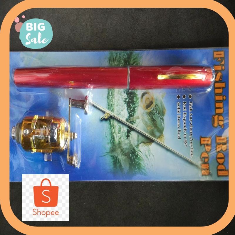 Termurah Grosir Pancing pena murah pen fishing rod 1m Kekinian