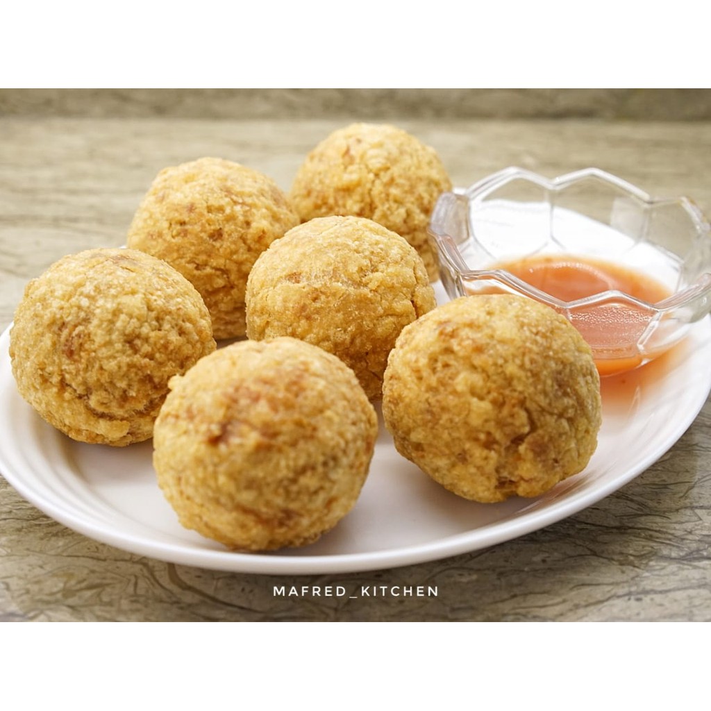 

Bakso Goreng dengan bahan babi dan udang (5 pcs)