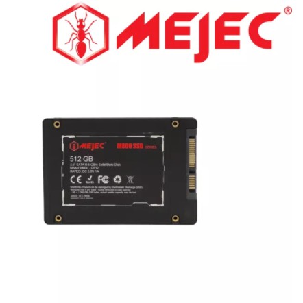 Ssd 512gb Mejec 2.5 inch Sata III 3.0 6Gbps for laptop-pc m800 g512 - solid state drive