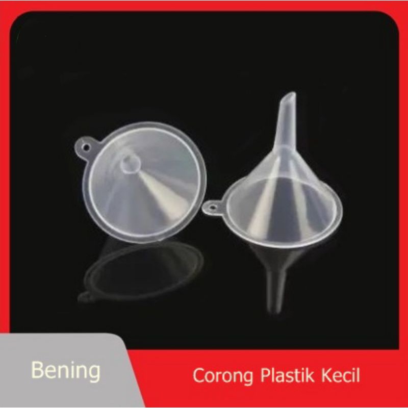 Corong plastik kecil botol parfum botol tetes