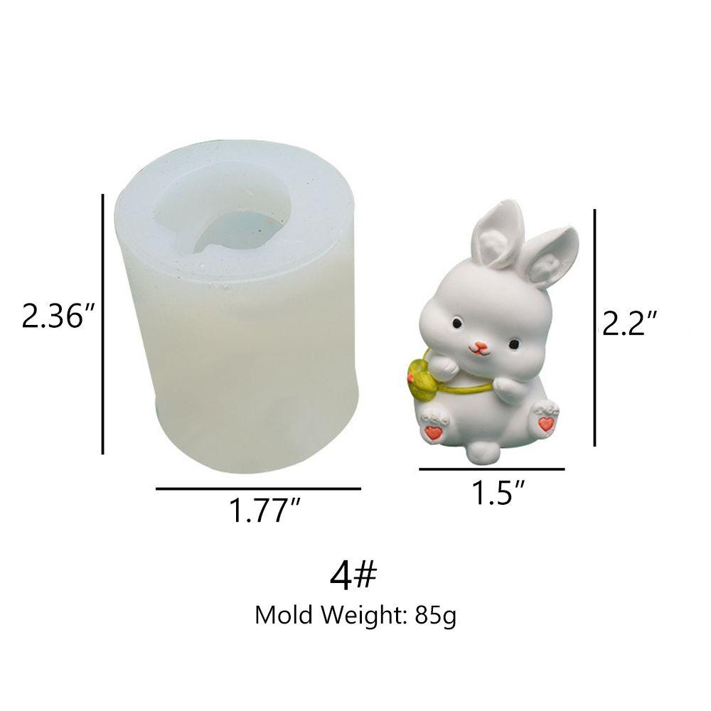 Solighter Cetakan Silikon Bunny Animal Kelinci Sabun