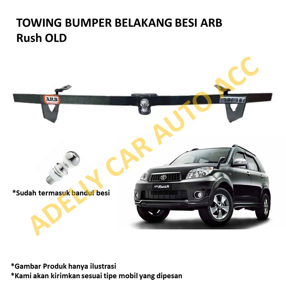 Towing Besi Belakang ARB Mobil Toyota Rush Lama