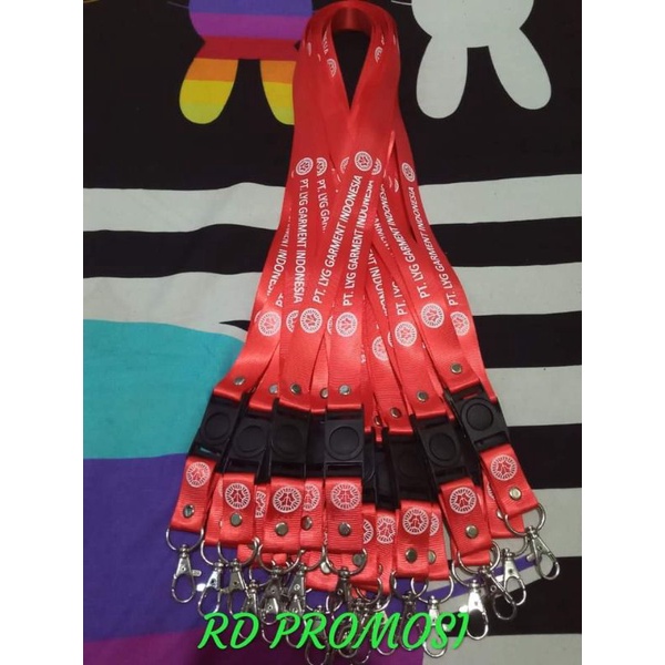 

TALI ID CARD LYG COUSTEM SABLON SAMBUNGAN PAKAI LOGO| BISA COUSTEM MIN 50